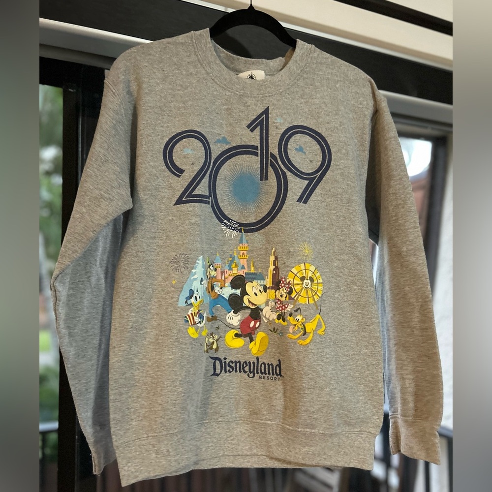 Disney Heather Gray 2019 limited release Pullover DisneyLand